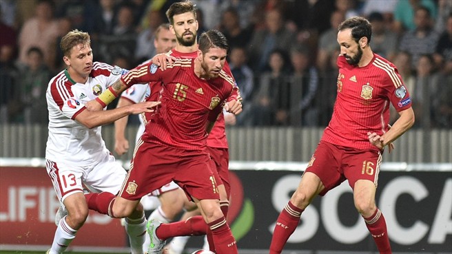 سرخیو راموس|بلاروس 0 - 1 اسپانیا / مقدماتی یورو 2016