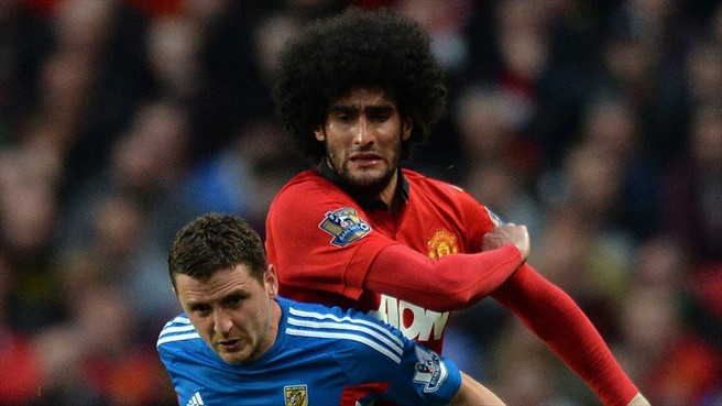 مروان فلااینی -  بروس|تقابل الکس بورس و مروان فلاینی برای گرفتن توپ