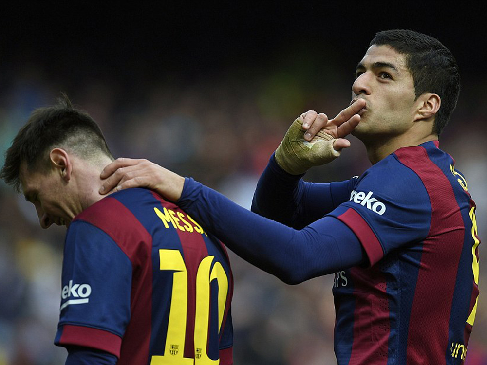 لوئیس سوارز|بارسلونا 6 - 1 رایو والکانو / لالیگا