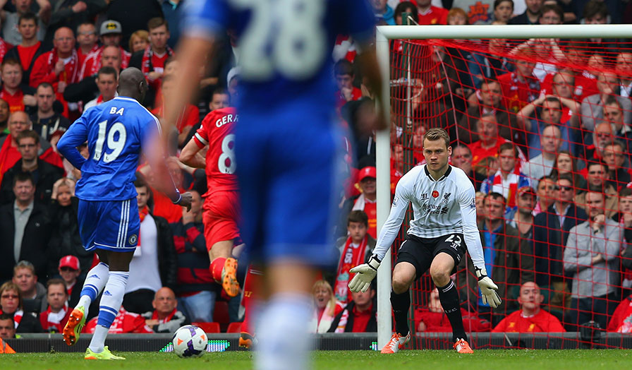 امبا با|صحنه به ثمر رسیدن گل اول چلسی