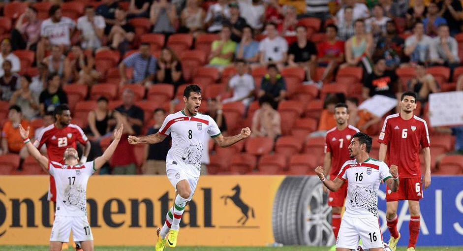 رضا قوچان نژاد - مرتضی‌ پور علی گنجی|ایران 1 - 0 امارات / جام ملت های آسیا 2015