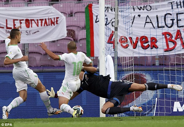 نَبیل بن طالب|موقعیت های خطرناکی بازیکنان الجزایر در مقابل رومانی بدست اوردند