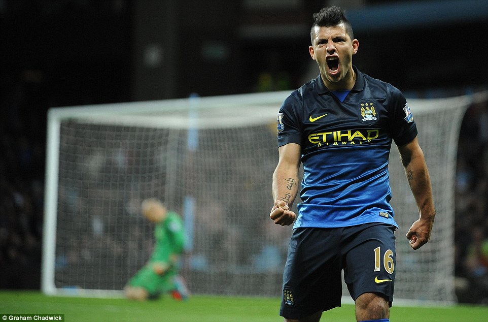 سرخیو آگرو|آستون‌ویلا 0 - 2 منچستر سیتی/ لیگ برتر