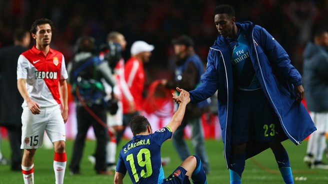 سانتی کازورلا|موناکو 0 - 2 آرسنال / لیگ قهرمانان