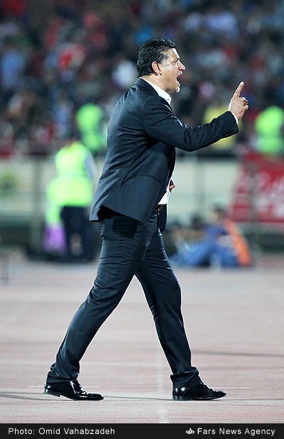 علی دایی|پرسپولیس 1-3 تراکتوسازی / لیگ برتر