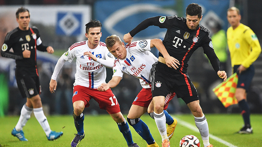 رابرت لواندوفسکی|هامبورگ 1 - 3 بایرن مونیخ / جام حذفی