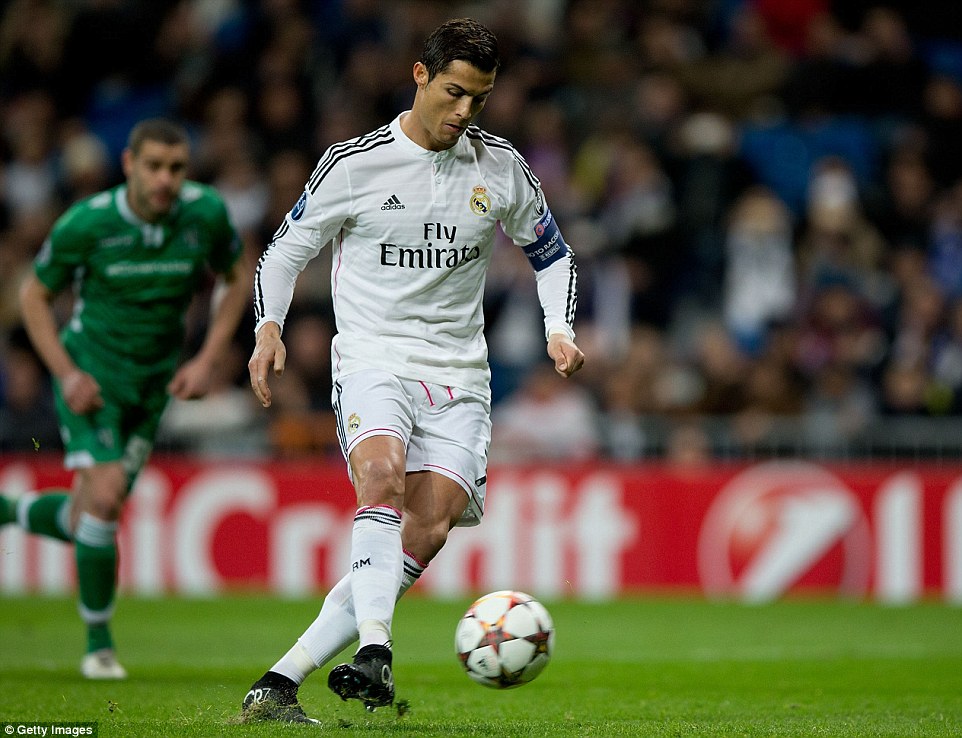 کریستیانو رونالدو|رئال مادرید 4 - 0 لادوگورتس / لیگ قهرمانان