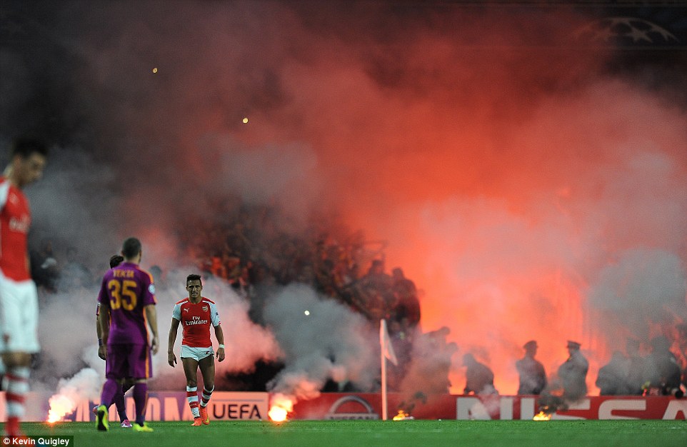 الکسیس سانچز|آرسنال 4-1 گالاتاسرای / لیگ قهرمانان