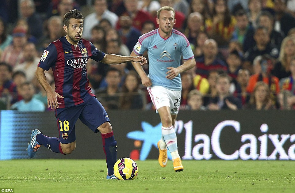 جوردی آلبا|بارسلونا 0 - 1 سلتاویگو / لالیگا