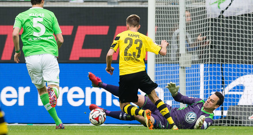 کِوین کَمپِل|وولفسبورگ 2 - 1 بوروسيا دورتموند / بوندسلیگا