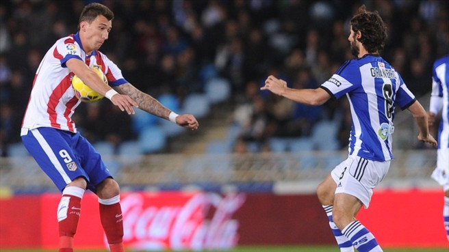 ماريو ماندزوکیچ|رئال سوسیداد 2 - 1 اتلتیکو مادرید / لالیگا