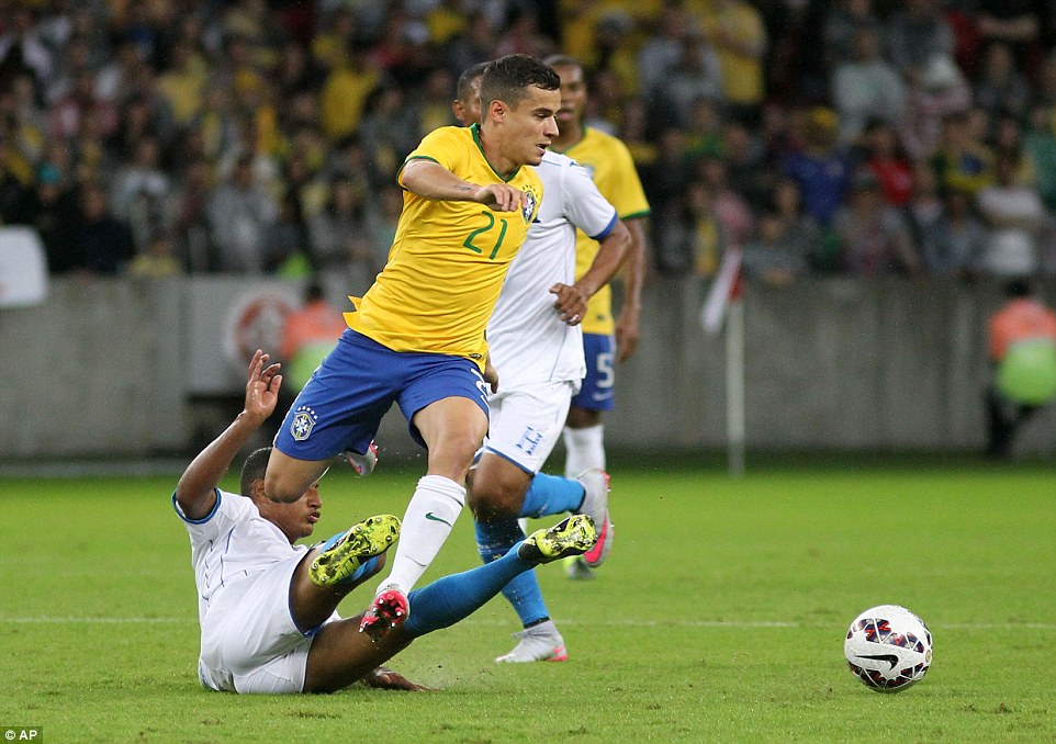 فیلیپه کوتینیو|برزیل 1 - 0 هندوراس / دیدار دوستانه