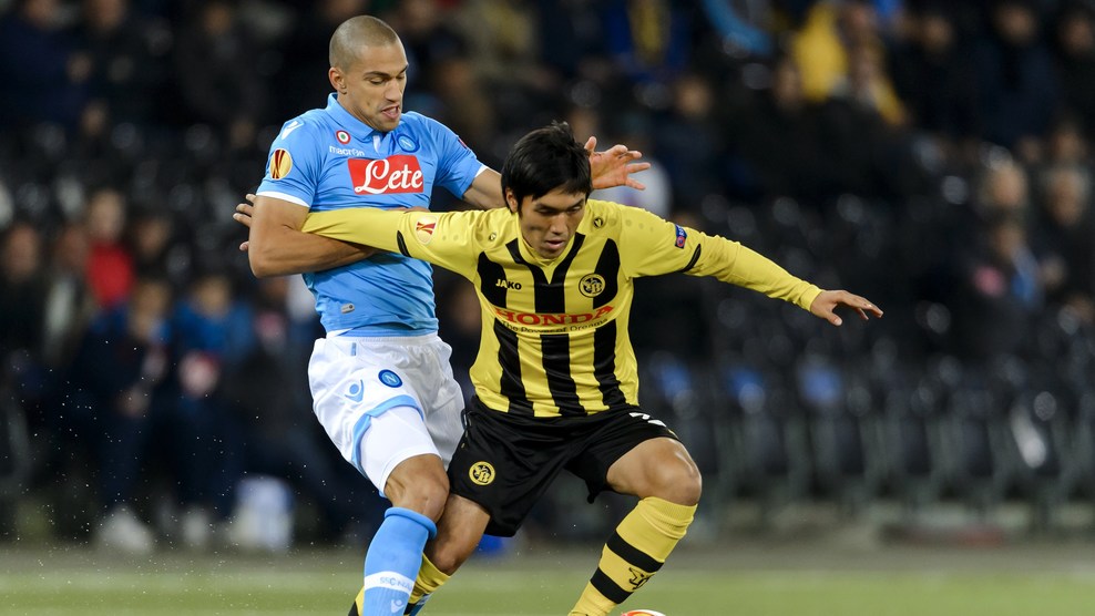 گوکان اینلر|یانگ بویز 2 - 0 ناپولی / لیگ اروپا