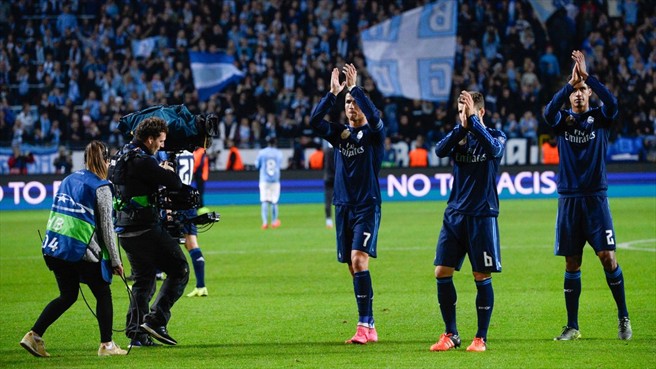 کریستیانو رونالدو - رافائل واران|مالمو 0 - 2 رئال مادرید / لیگ قهرمانان