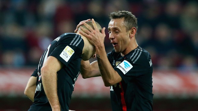 آرین روبن|اوگزبورگ 0 - 4 بایرن مونیخ / بوندسلیگا