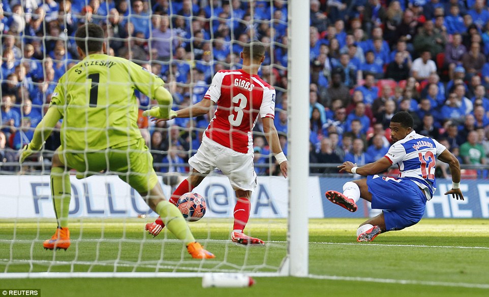 كيران گیبس|ریدینگ 1 - 2 آرسنال / جام حذفی