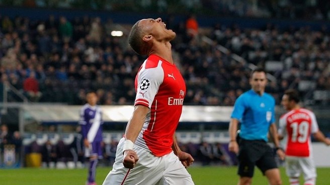 كيران گیبس|اندرلخت 1-2 آرسنال / لیگ قهرمانان