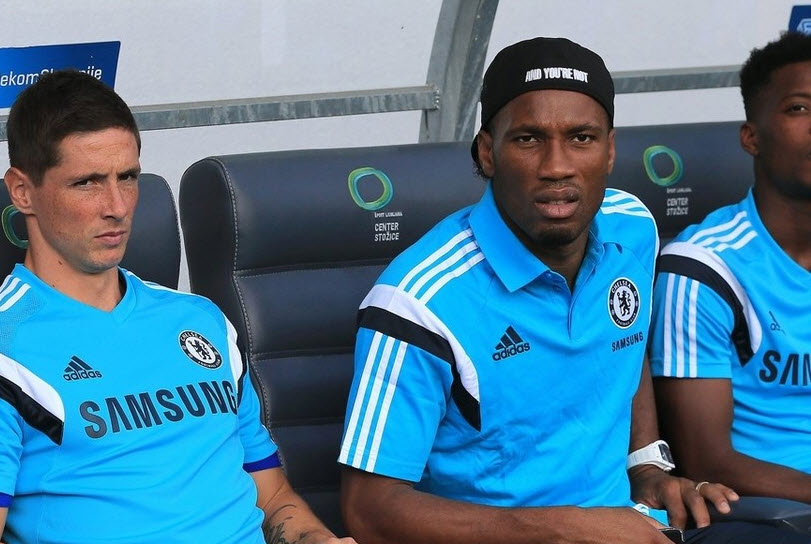 ديديه ایو دروگبا|حضور دروگبا روی نیمکت.