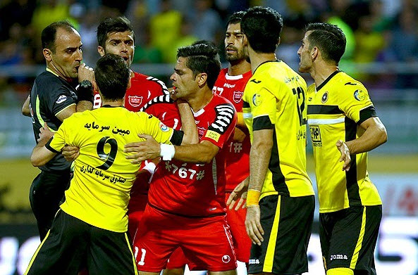 محمد رضا خلعتبری|سپاهان اصفهان 4 - 2 پرسپولیس تهران / لیگ برتر ایران (خلیج فارس)