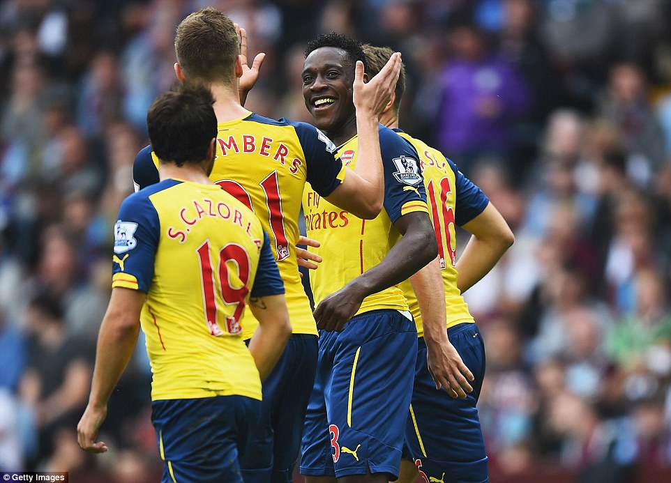 دنی ولبک|آستون‌ویلا  0-3 آرسنال / لیگ جزیره