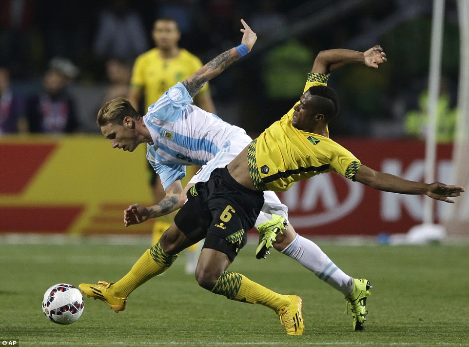 لوکاس بیگلیا|آرژانتین 1 - 0 جامائیکا / کوپا آمریکا 2015