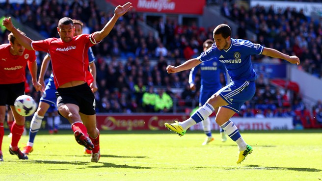 ادن هازِرد|چلسي 2-1 کارديف