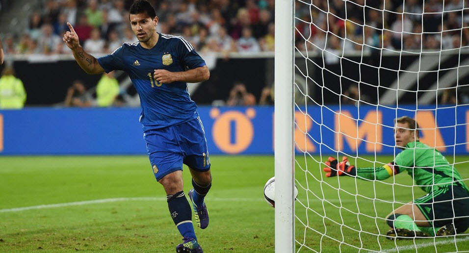 سرخیو آگیرو|آلمان 2-4 آرژانتین / دیدار دوستانه