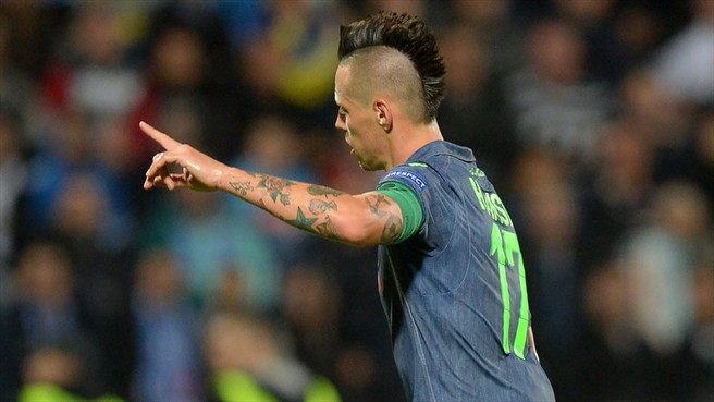 مارک همشیک|اسلووان براتیسلاوا 0-2 ناپولی / لیگ اروپا