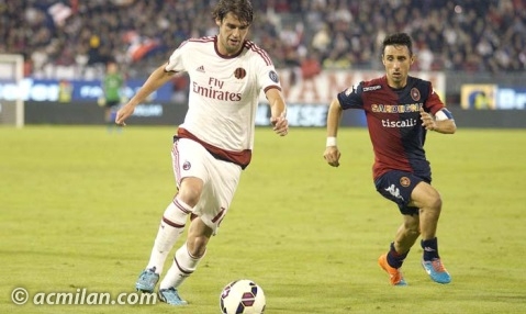 آندره پولی|کالیاری 1 - 1 میلان / سری آ ایتالیا