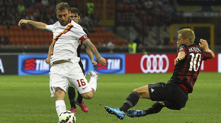 دانیله د روسی|میلان 2 - 1 رم / سری آ