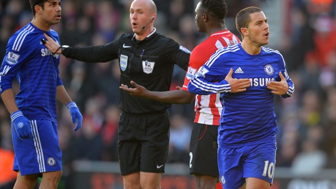 ادن هازرد|ساوتهمپتون 1 - 1 چلسی / لیگ جزیره