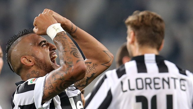 آرتور  ویدال|یوونتوس 3-0 چزنا / سری آ