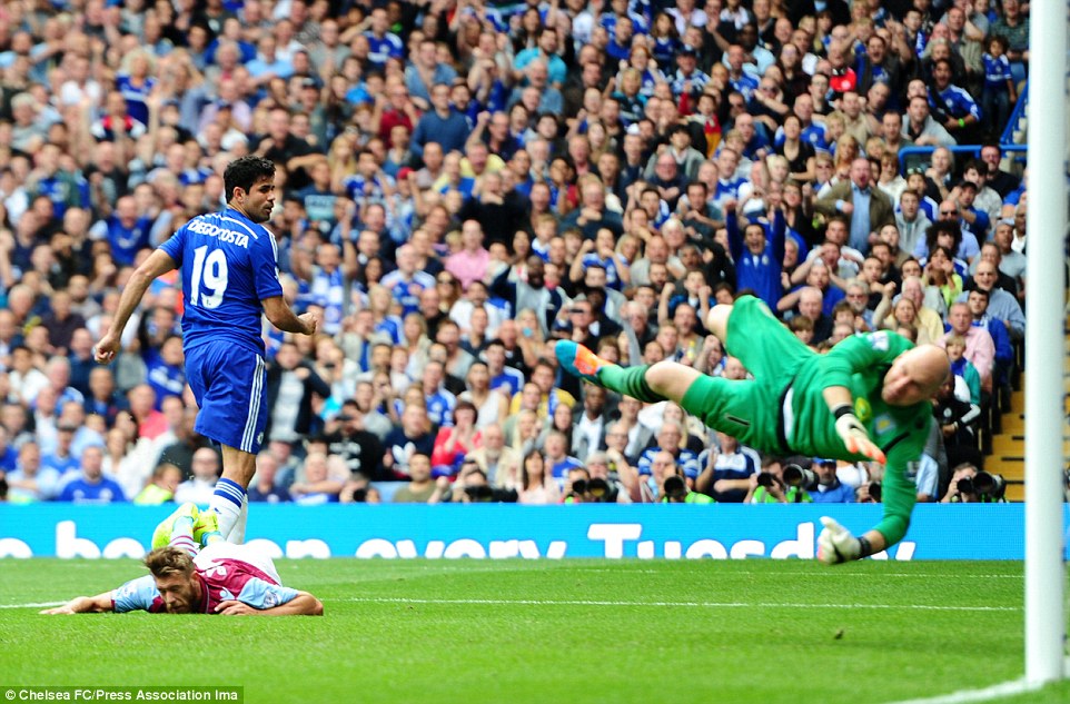 دیگو کاستا|چلسی 3-0 استون ویلا / لیگ جزیره