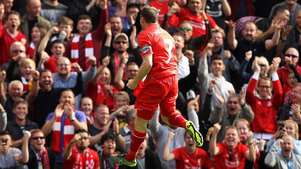 جیمز میلنر|لیورپول 3 - 2 آستون ویلا / لیگ جزیره