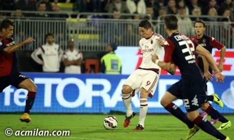 فرناندو تورس|کالیاری 1 - 1 میلان / سری آ ایتالیا