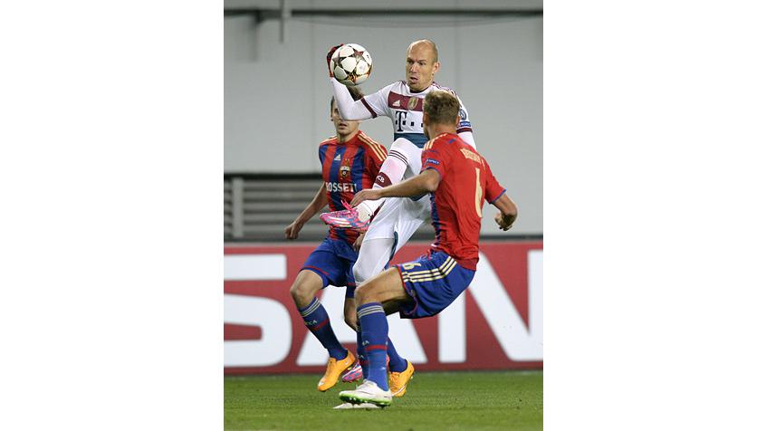 آرین روبن|زسکا مسکو 0 - 1 بایرن مونیخ / لیگ قهرمانان