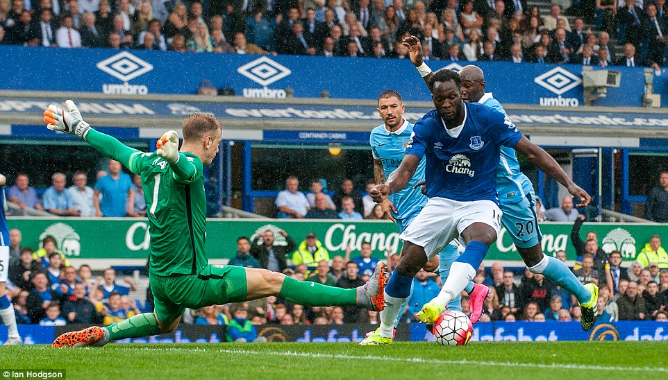 روملو میناما لوکاکو|اورتون 0 - 2 منچستر سیتی / لیگ جزیره