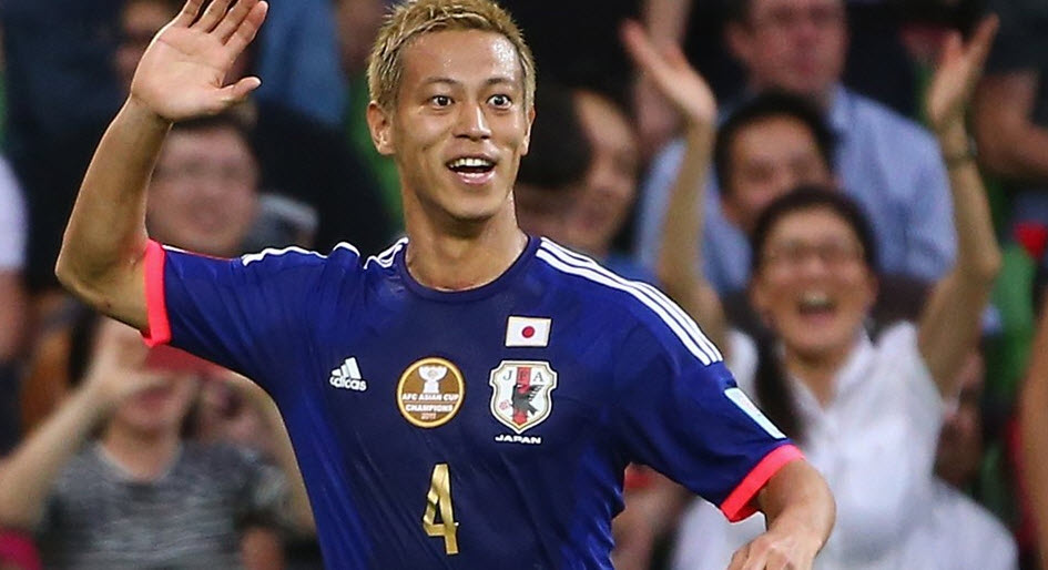 كيسوکه هوندا|ژاپن 2 - 0 اردن / جام ملت های آسیا 2015