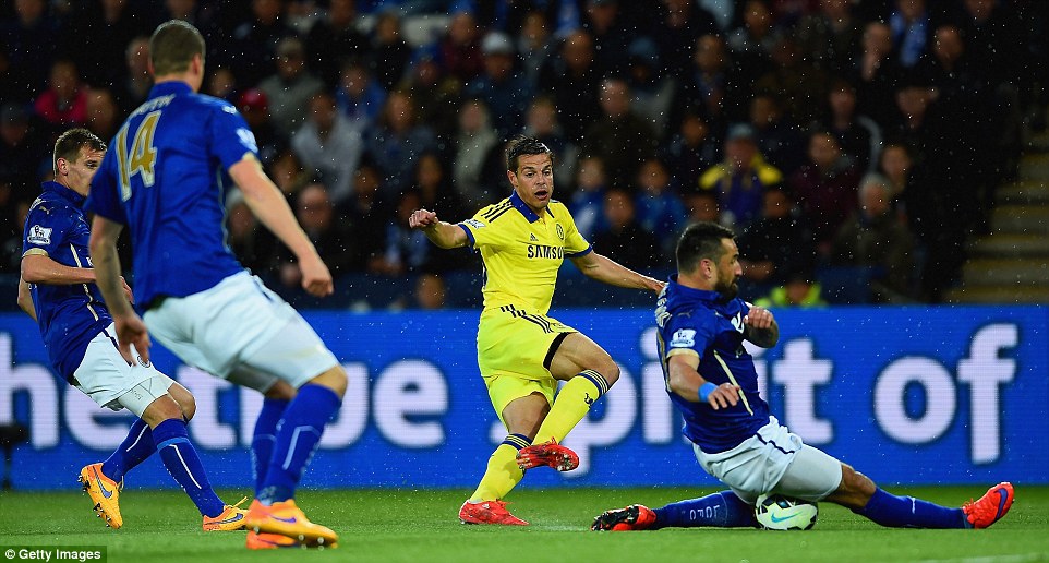 سزار آزپيليكوئتا|لیستر سیتی 1 - 3 چلسی / لیگ جزیره