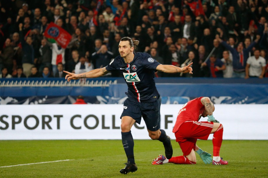 زلاتان ایبراهیموویچ|پاریس سن ژرمن 4 - 1 سنت ایتن / جام حذفی