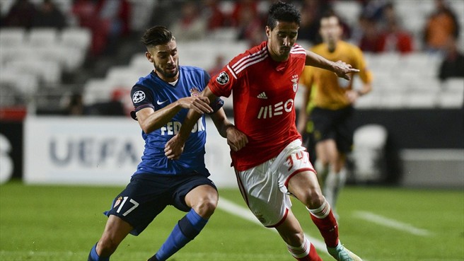 یانیک فریرا کاراسکو|بِنفيكا 1 - 0 موناکو / لیگ قهرمانان