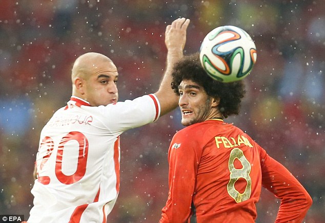 فلاینی|عکس العمل فلاینی در جریان بازی مقابل تونس.