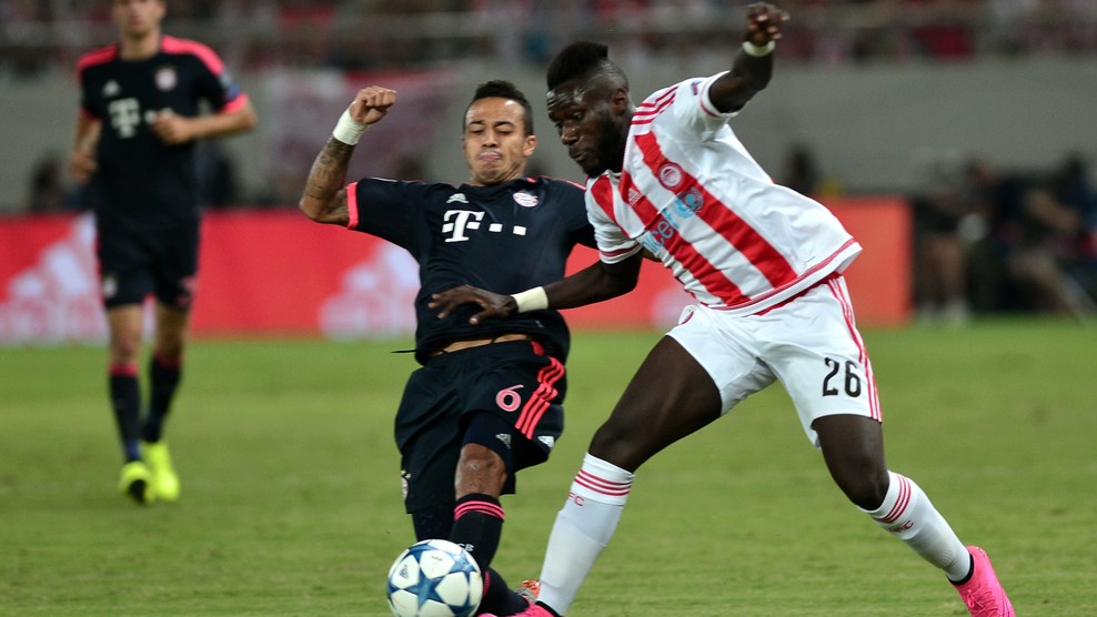 تیاگو آلکانترا|المپیاکوس 0 - 3 بایرن مونیخ / لیگ قهرمانان