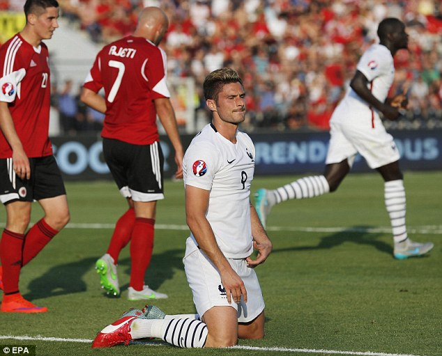 اليوير ژیرود|آلبانی 1 - 0 فرانسه / دیدار دوستانه