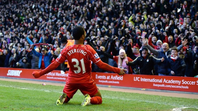 رحيم استرلینگ|لیورپول 2 - 0 وستهام / لیگ جزیره