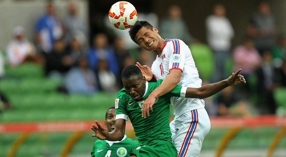 تقابل دو بازیکن|کره شمالی 1 - 4 عربستان / جام ملت های آسیا 2015