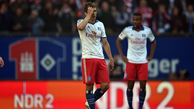 هامبورگ|حسرت بازیکن هامبورگ بعد از ناتوانی در امر گلزنی