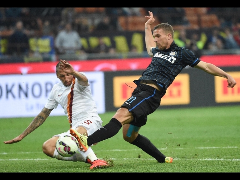 لوكاس پودولوسكي|اینترمیلان 2 - 1 رم / سری آ