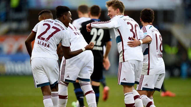 دیوید آلابا|پادِربورن 0 - 6 بایرن مونیخ / بوندسلیگا