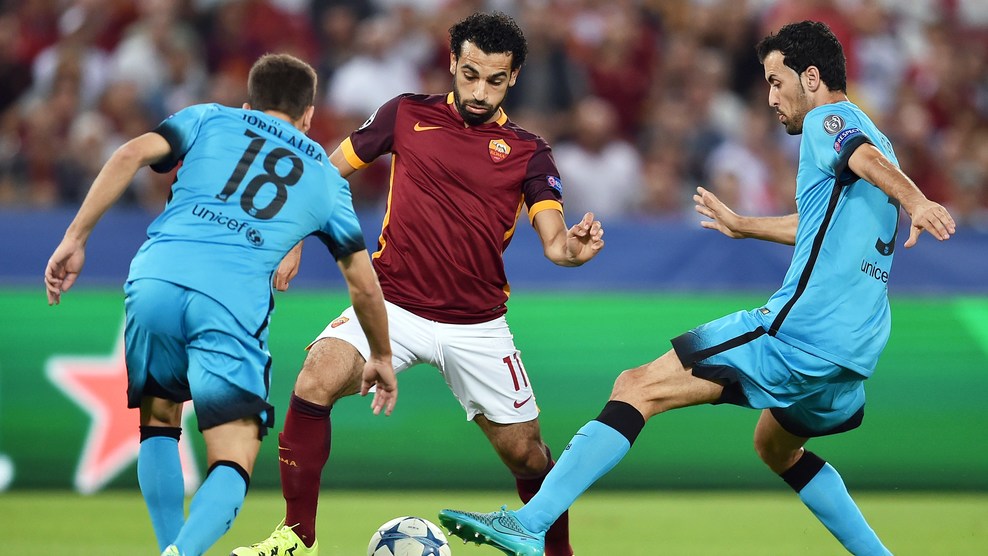 جرارد پیکه - محمد صلاح|رم 1 - 1 بارسلونا / لیگ قهرمانان